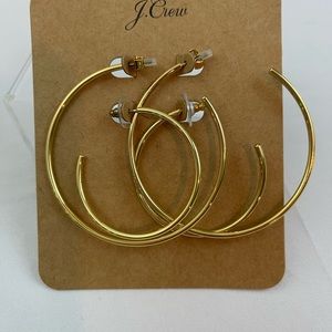 J Crew Hoop Earring Set, NWT